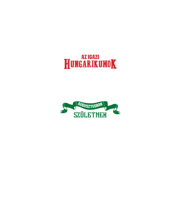 Szülinapos hungarikum AUGUSZTUS minta fekete pólón
