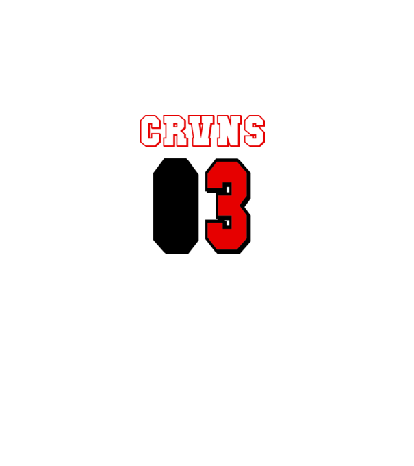 CRVNS03 minta fehér pólón