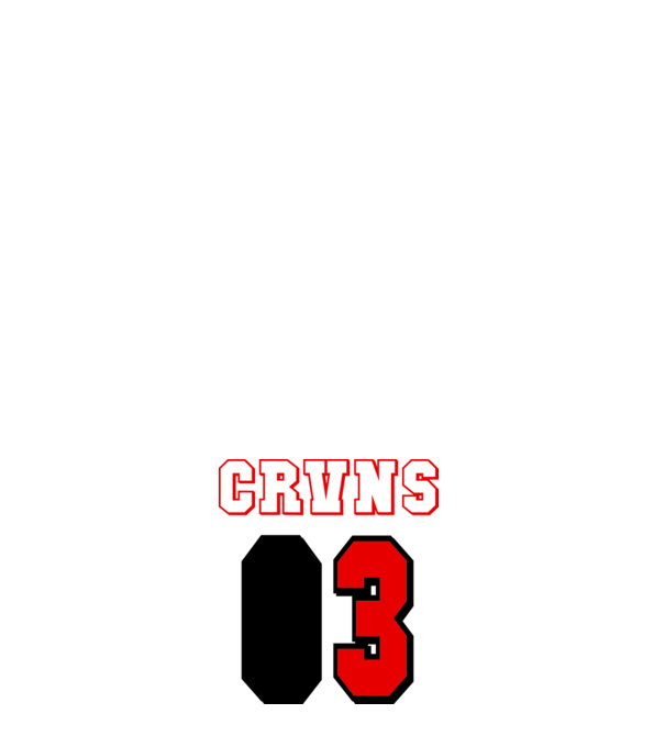 CRVNS03 minta fehér pólón
