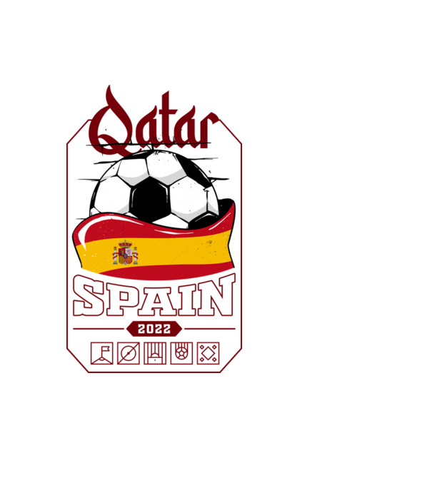 Quatar team spain minta fekete pólón