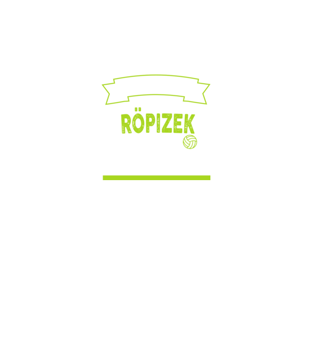 Nem mindig élvezem RÖPI minta sötétkék pólón