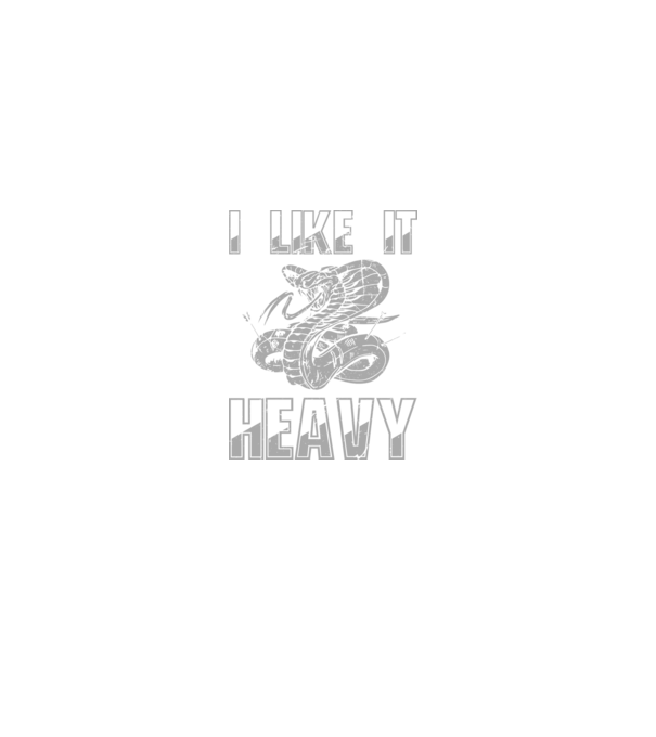  I like it heavy minta fekete pólón