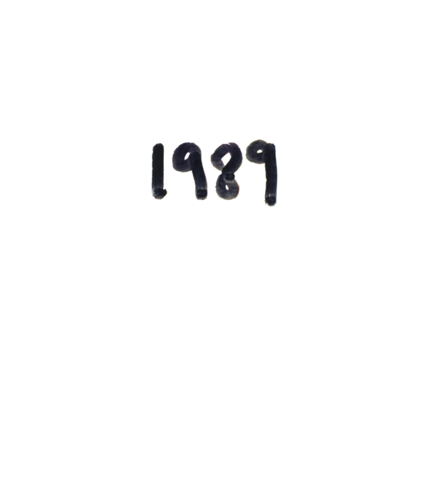 Taylor Swift 1989 text minta királykék pólón