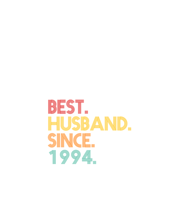 best husband since 1994 retro minta fekete pólón