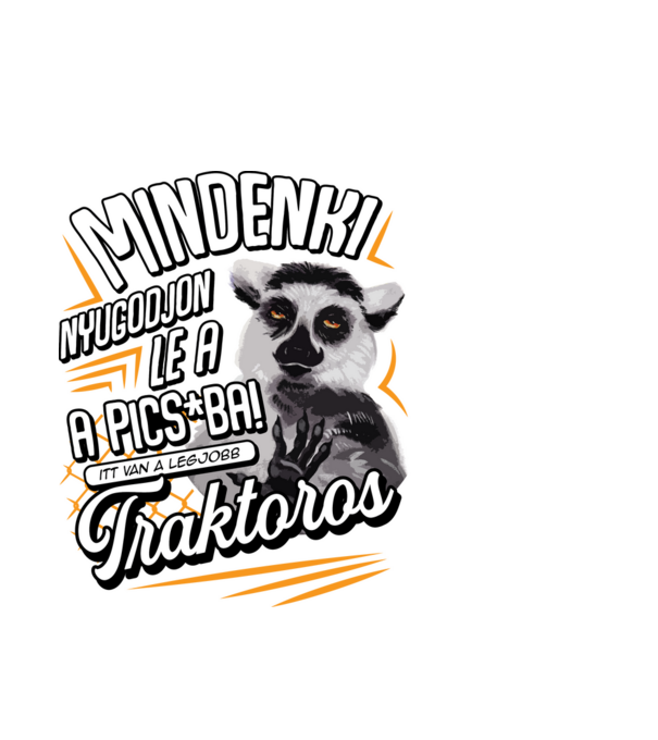 Itt van a legjobb Traktoros minta fehér pólón