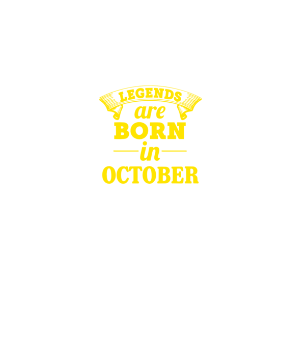 Legends are born in - October minta királykék pólón