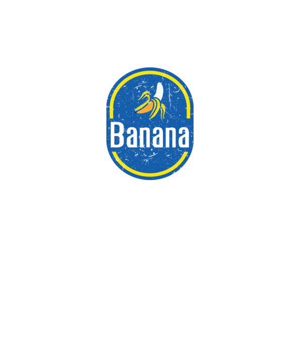 Farsang banán minta fehér pólón