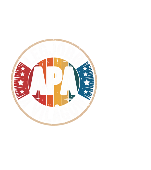 Legjobb apa a világon minta fekete pólón