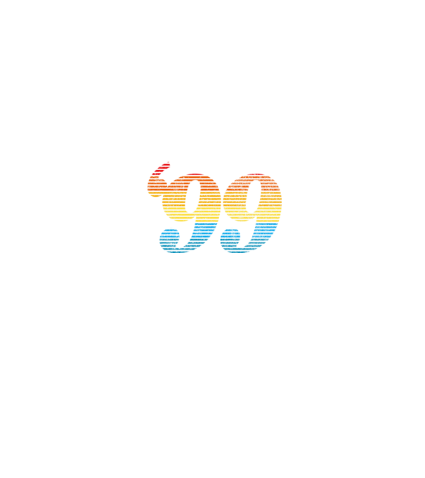 Retro születésnap 1999 minta fehér pólón