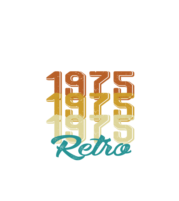 RETRO - 1975 minta fekete pólón