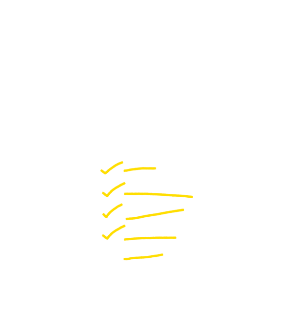 Oktatás checklist Egyetem - fekete alap minta fehér pólón