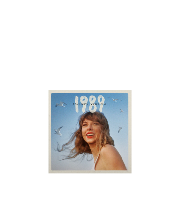 Taylor Swift cover minta fehér pólón