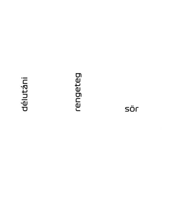 DRS engedélyezve - sör minta fehér pólón