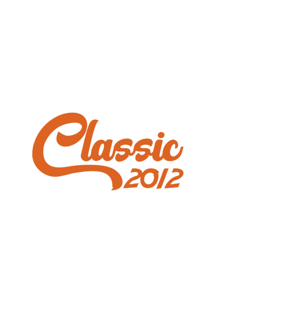 2012 Classic minta világoskék pólón