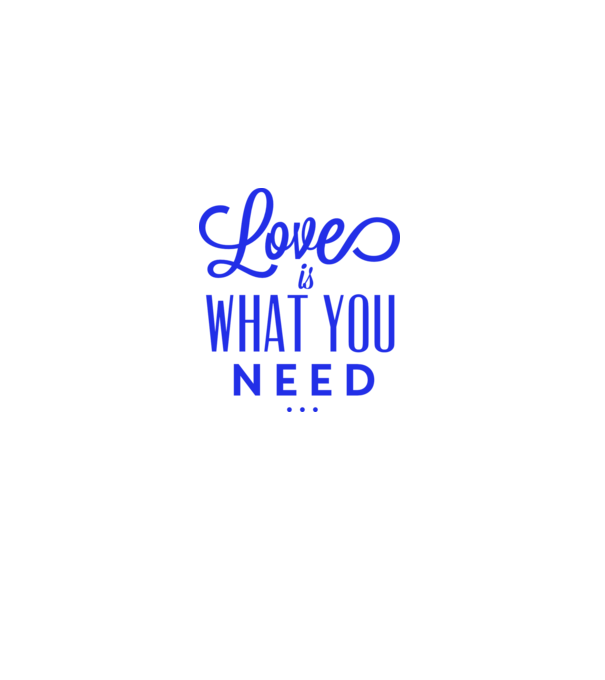 love what u need minta szürke pólón