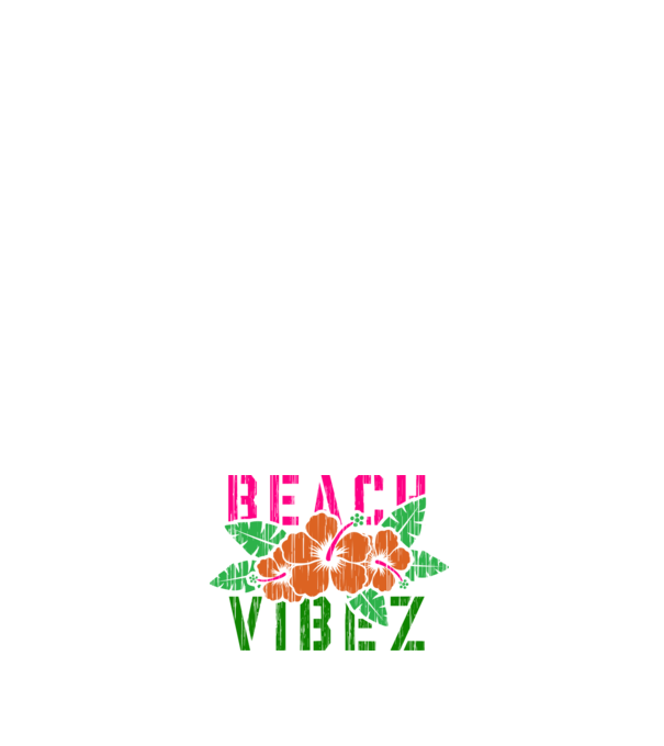 Beach Vibez minta sötétkék pólón