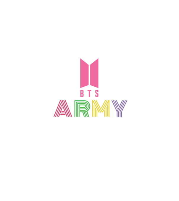 BTS ARMY minta farmerkék pólón