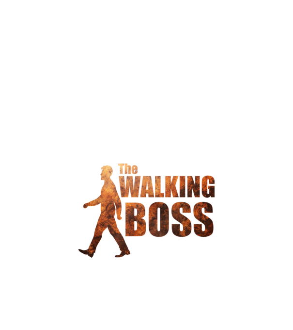 Walking boss ffi minta fekete pólón