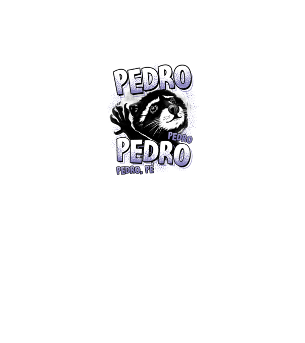 Pedro Pedro minta fekete pólón