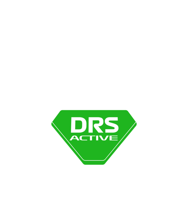 DRS ACTIVE minta fekete pólón