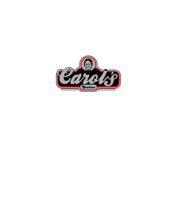 Carols cookies minta fekete pólón