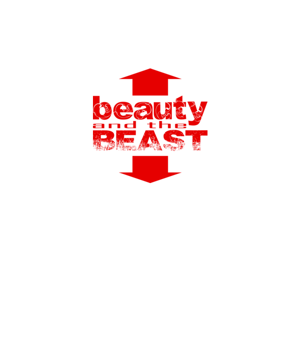 beauty_and_the_beast_base minta fekete pólón