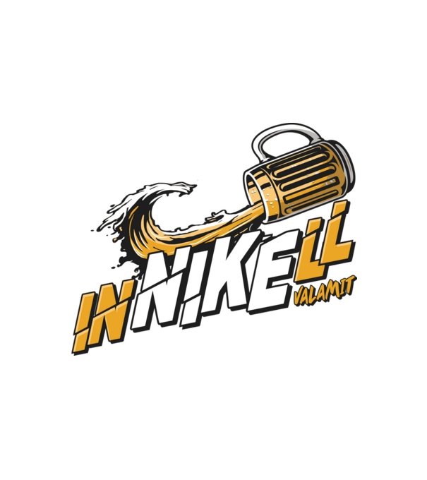 InNIKEll sörös minta fehér pólón