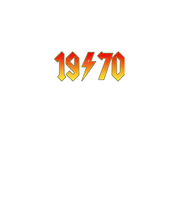 Rock születésnap 1970 MÁJUS minta fekete pólón