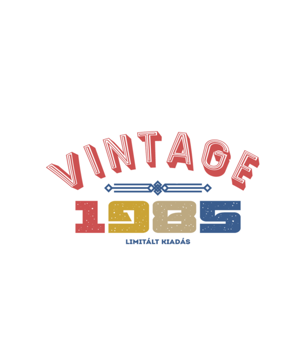 VINTAGE limited 1985 minta fehér pólón