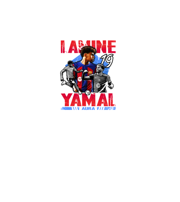 Yamal tribute minta fekete pólón