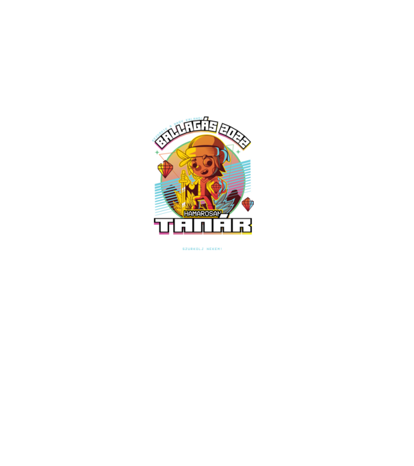 Arcade Jövőbeli szakmás tanár minta fekete pólón