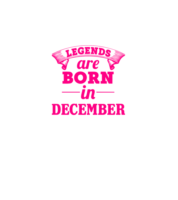 Legends are born in - December minta dusty pink pólón