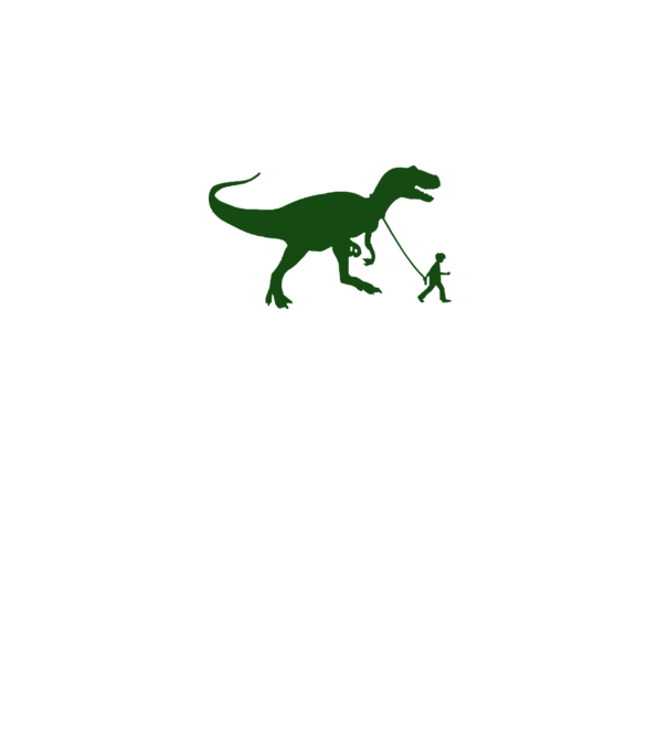 Dino Walking minta sötétszürke pólón