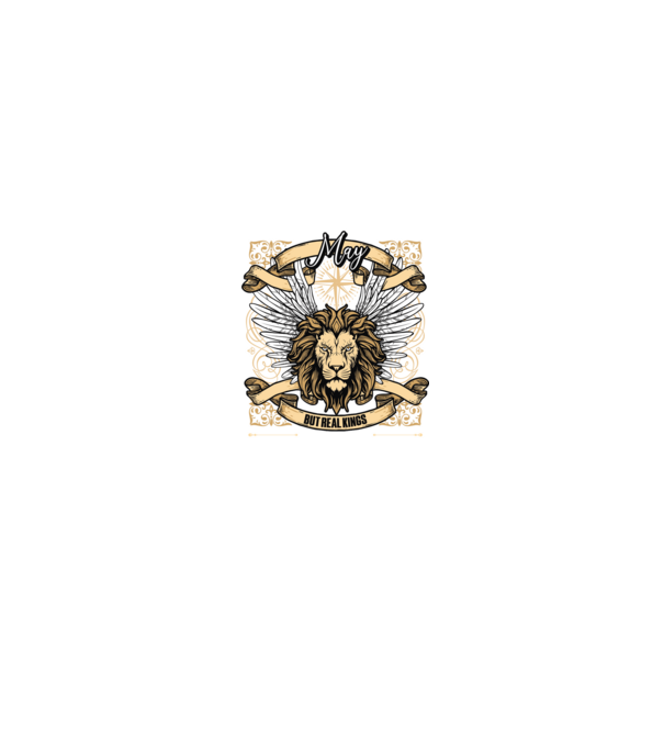 KINGS ARE BORN 1975 - MÁJUS minta homokszín pólón