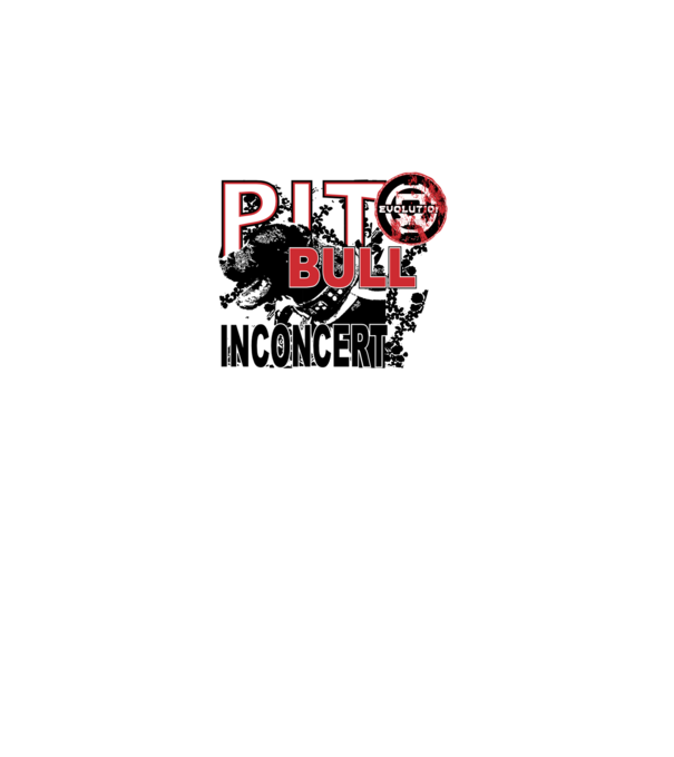 Pitbull 3 minta fehér pólón