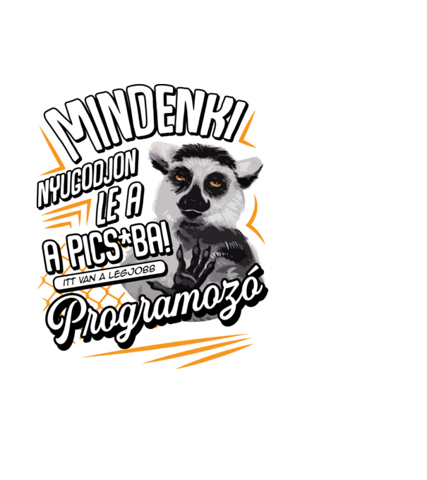 Itt van a legjobb Programozó minta fekete pólón