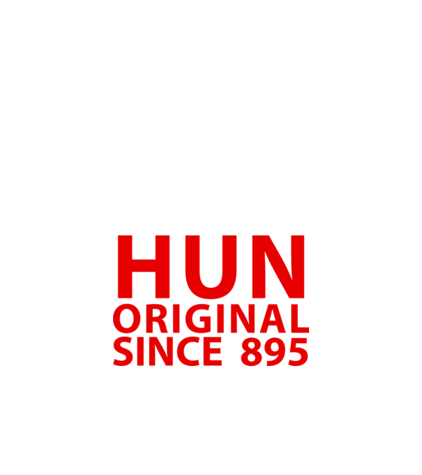 HUN minta fehér pólón