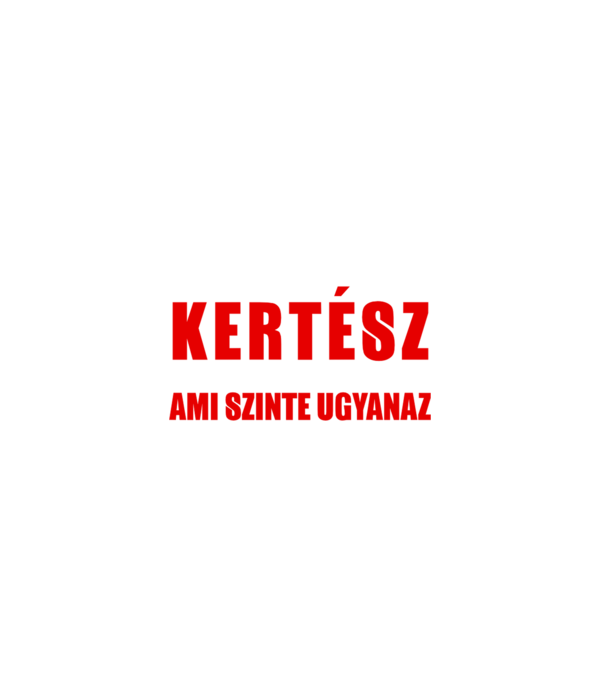 Szuperhős kertész minta fekete pólón