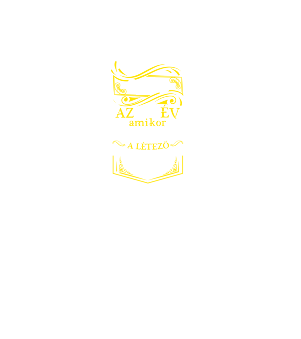Az év amikor.. (választható évszám) n minta fekete pólón