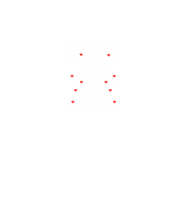 Tesó Manó ugly sweater minta fekete pólón