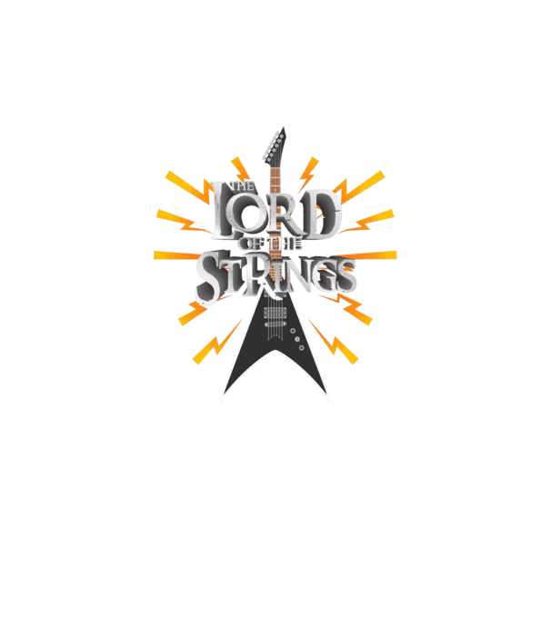 Lord of the Strings minta fekete pólón