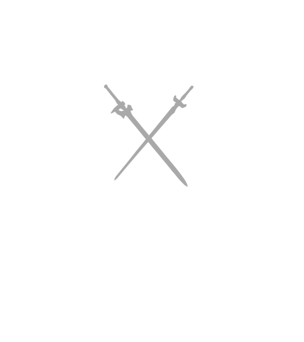 Crossed Swords minta fekete pólón