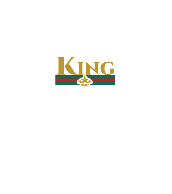 Gucci king minta fekete pólón