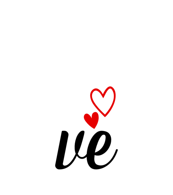 LOVE páros minta fehér pólón