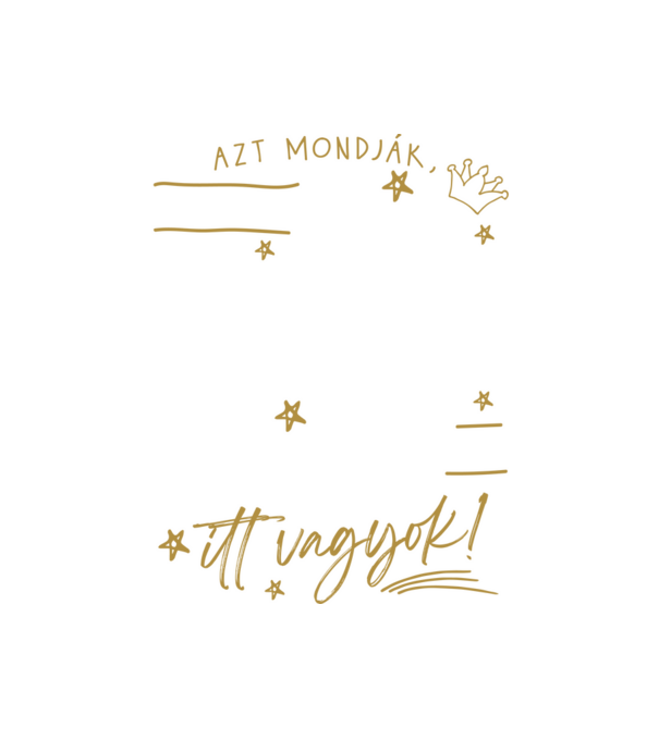 Három napos csoda 10 éves minta fehér pólón