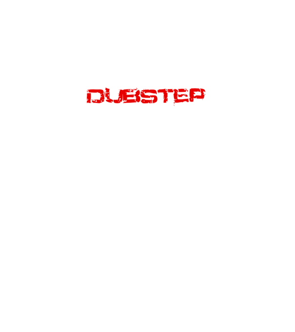Dubstep minta fehér pólón