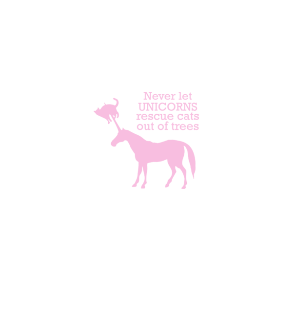 unicorn_cat minta sötétkék pólón