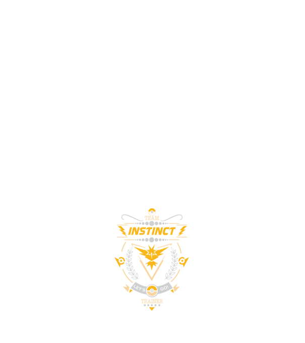 Instinct team minta fehér pólón