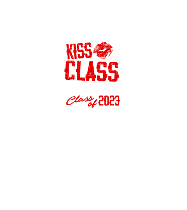 Kiss our Class minta türkiz pólón