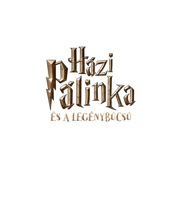 HáziPálinka és a legénybúcsú minta sötétkék pólón